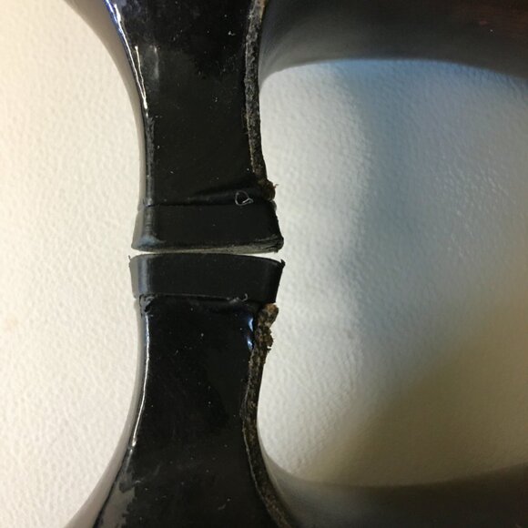 STUART WEITZMAN 🐈‍⬛ Black Open Toe Kitten Heels - Picture 14 of 15